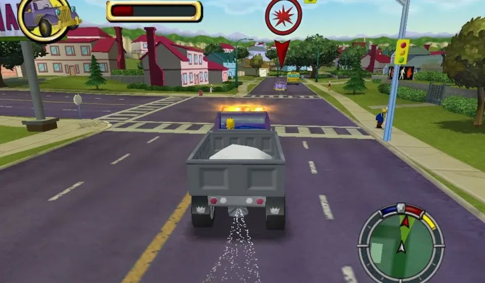 The Simpsons: Hit & Run game illustration or project preview